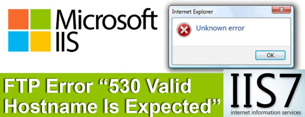 FTP-Error-Valid-Hostname-Is-Expected