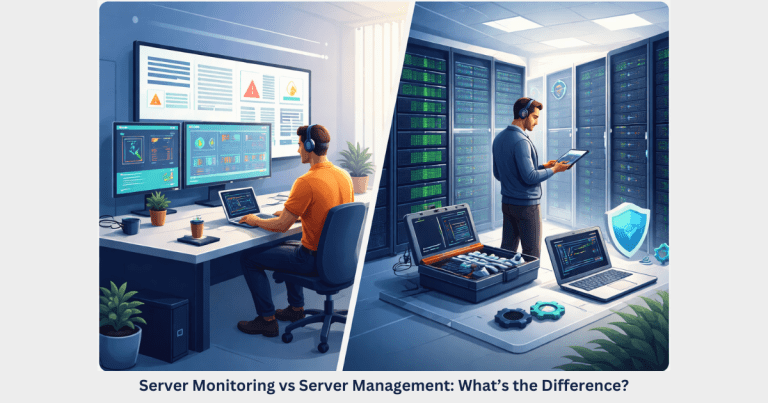 Server Monitoring vs Server Management